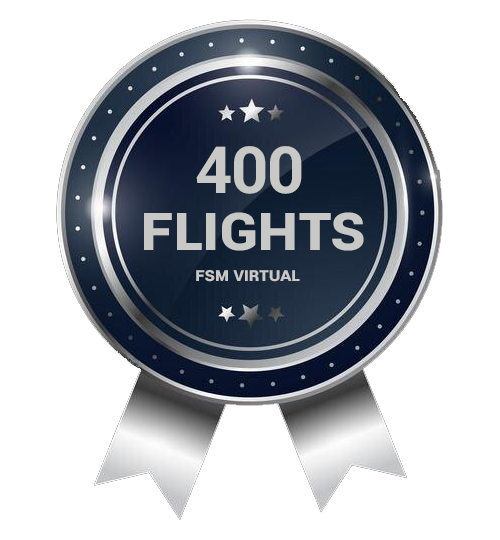 400 Flights with the Airline